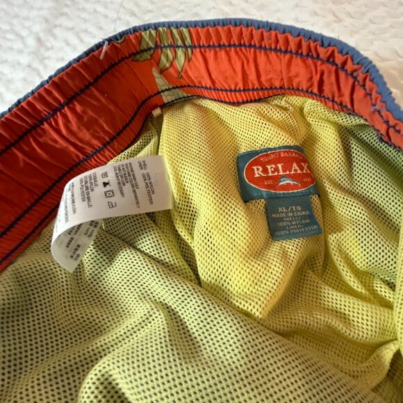 Tommy Bahama Relax style 5" Cargo Swim Short Men's size XL Blue - Picture 7 of 11